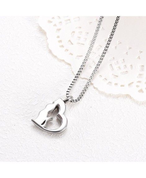 Amazon.com: ETOHFA Pet Cat Memorial Necklace for Ashes Cremation Necklace  Electrocardiogram Stainless Steel Memorial Jewelry Pendant : Pet Supplies